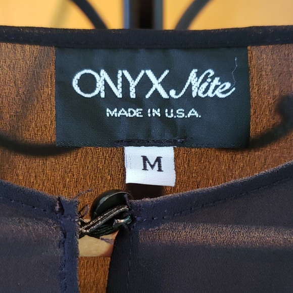 Onyx Nite sheer bolero shrug - Picture 2 of 5